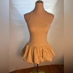 ILLA ILLA Beige Mini Dress